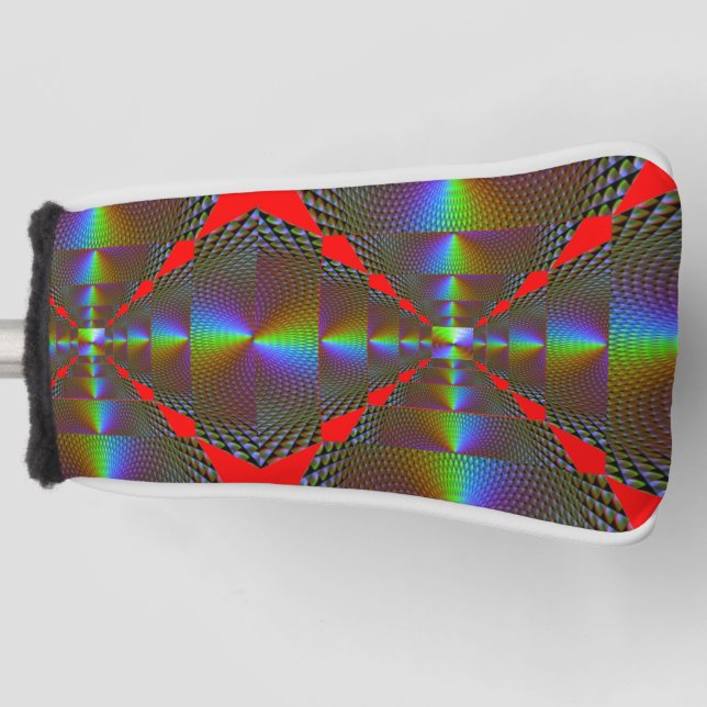 Vibrant Colourful Digital Putter Cover – Perfect S (Front)