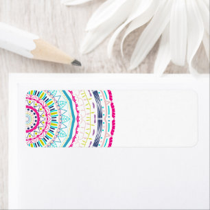 Vibrant Colourful Mandala Art