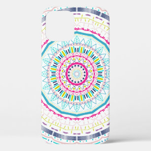 Vibrant Colourful Mandala Art iPhone 12 Pro Case
