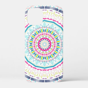 Vibrant Colourful Mandala Art iPhone 12 Mini Case