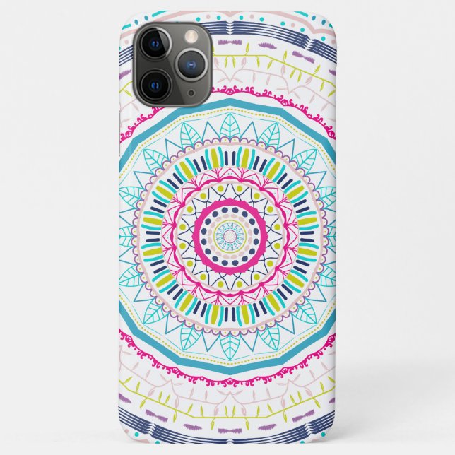 Vibrant Colourful Mandala Art Case-Mate iPhone Case (Back)