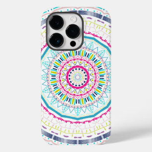 Vibrant Colourful Mandala Art Case-Mate iPhone 14 Pro Case