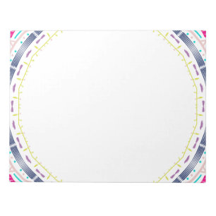 Vibrant Colourful Mandala Art Notepad