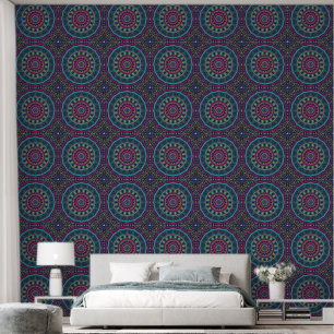 Vibrant Colourful Mandala Art Wallpaper