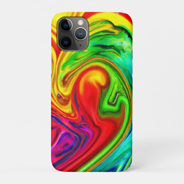 Vibrant Colourful Pattern Case-Mate iPhone Case (Back)