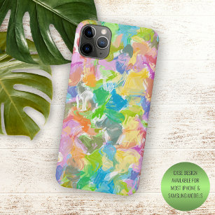 Vibrant Colourful Summer Paint Splatter Art Patter Case-Mate iPhone Case