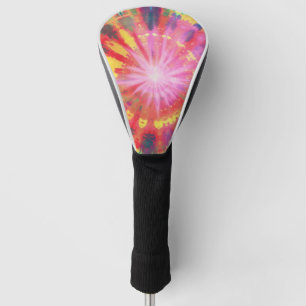Vibrant Colourful Tie-Dye #1 Golf Head Cover