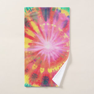 Vibrant Colourful Tie-Dye #1 Hand Towel