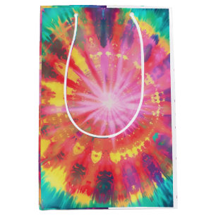 Vibrant Colourful Tie-Dye #1 Medium Gift Bag