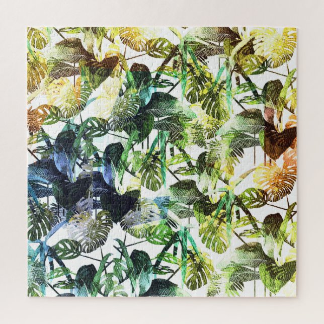 Vibrant Colours Abstract Pattern Design Jigsaw Puzzle (Vertical)