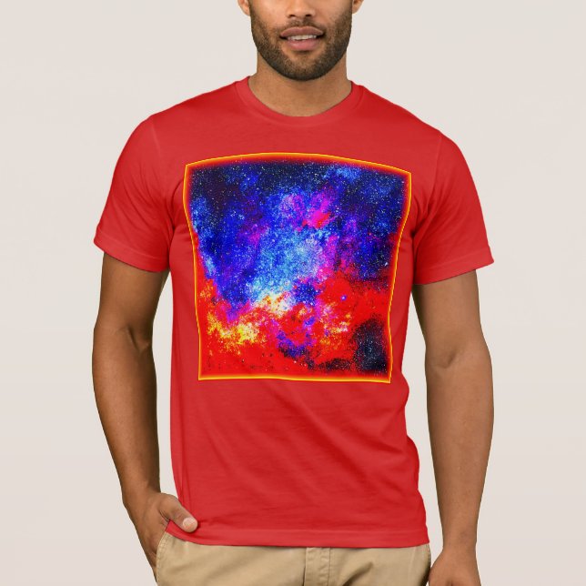 Vibrant Colours of Nebulae. Buy Now T-Shirt (Front)