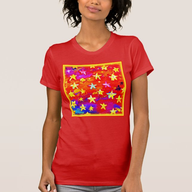 Vibrant Colours of Stars. Buy Now T-Shirt (Front)