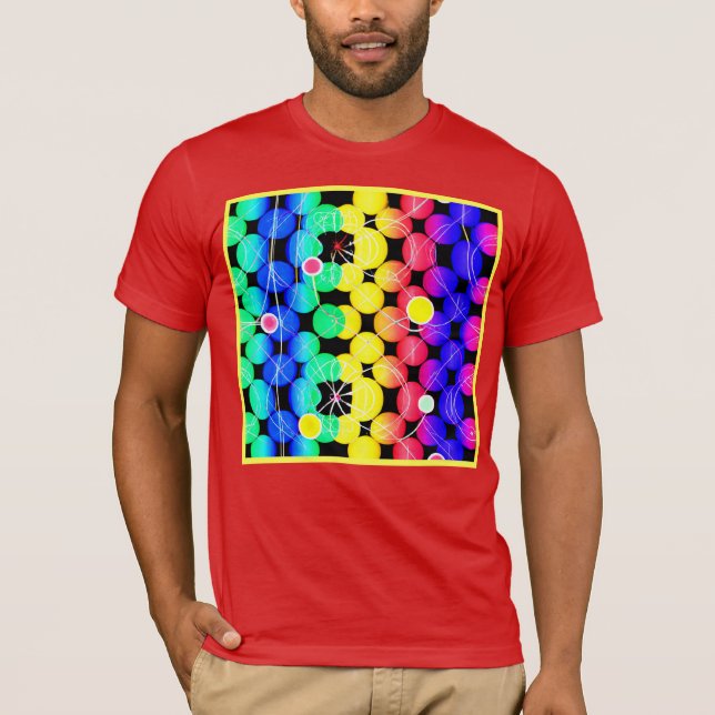 Vibrant Colours pattern  T-Shirt (Front)