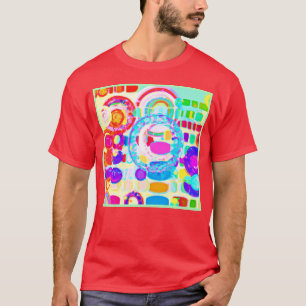 Vibrant Colours Random Pattern T-Shirt