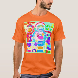Vibrant Colours Random Pattern T-Shirt