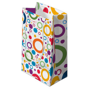 Vibrant Colours Rings  Small Gift Bag