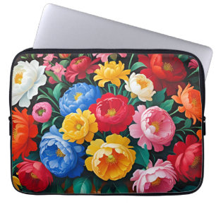 Vibrant Colours, striking flowers, Laptop Sleeve