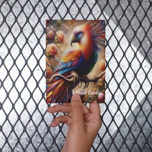 Vibrant Condor Perching Atop Tree  Birthday Invite Postcard