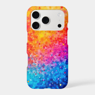Vibrant Confetti Starburst Art