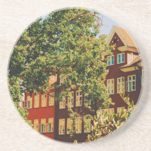Vibrant Copenhagen Coaster