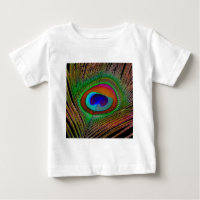 Vibrant Copper Peacock Feather