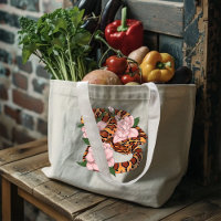 Vibrant Corn Snake Pink Peony Flowers Green