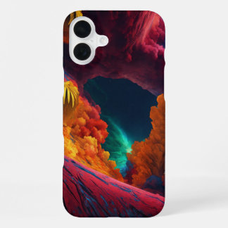 Vibrant Cosmic Dreamscape iPhone 16 Case