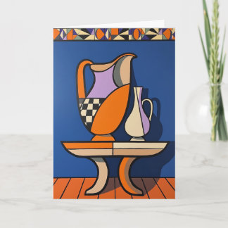 Vibrant Dads Day Art Card