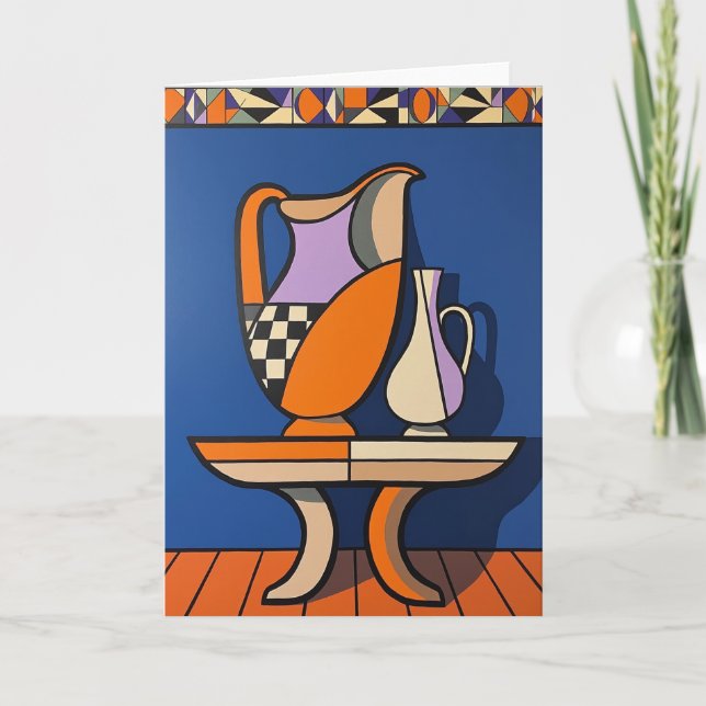 Vibrant Dads Day Art Card (Front)