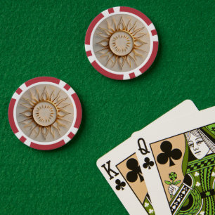 "Vibrant Dawn" " Poker Chips