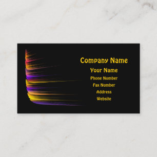 Vibrant  Design Business Card