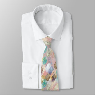 Vibrant Diagonal Brushstroke Pattern Tie