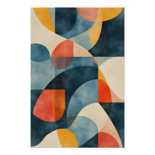 Vibrant Dimensional Prism Poster
