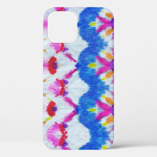 Vibrant dirty art, multicolored texture. iPhone 12 case