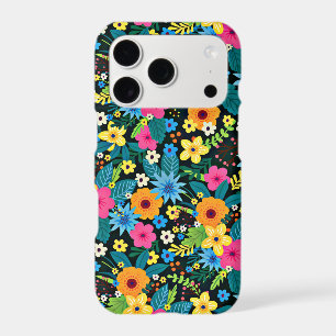 Vibrant Ditsy Flowers Floral Pattern-43785
