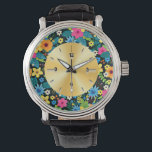 Vibrant Ditsy Flowers Floral Pattern Design-43785 Watch<br><div class="desc">Bright and colorful ditsy floral pattern featuring vibrant flowers, perfect for stylish apparel, accessories, and gifts with a fresh botanical look. (Design code-43785).</div>