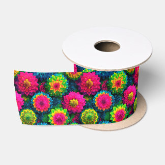 Vibrant Diwali Diya Glow Wrapping Paper Satin Ribbon