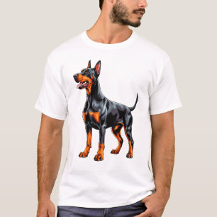 Vibrant Doberman Pinscher T-Shirt
