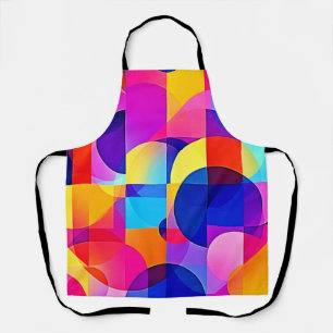Vibrant Dot Energy Art Apron