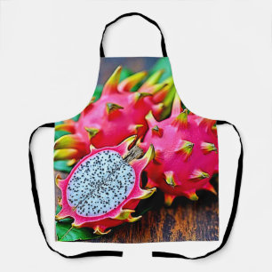 Vibrant Dragon Fruit Beauty Design Apron