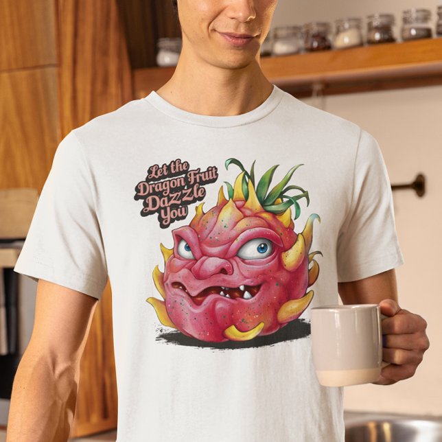 Vibrant Dragon Fruit Roaring T-Shirt (Creator Uploaded)