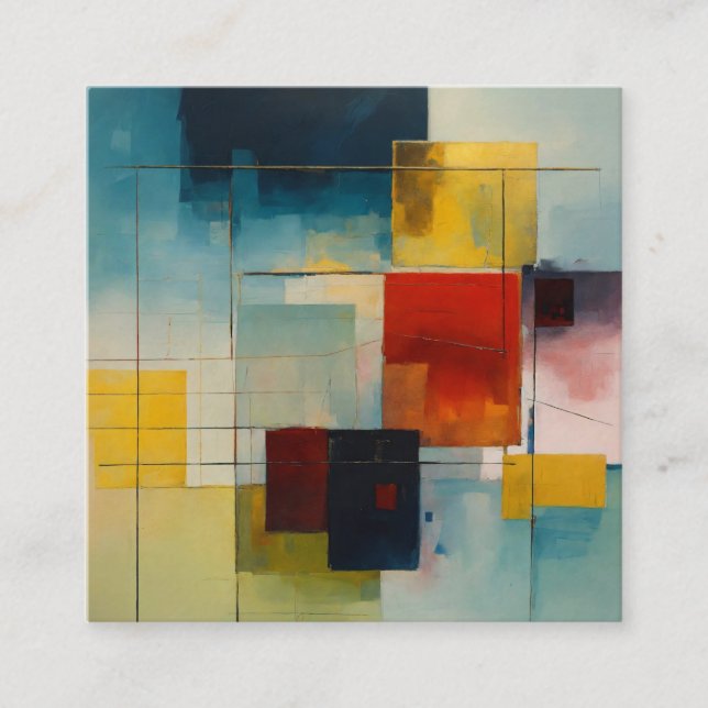 Vibrant Dreams: Colourful Comfort Pillow Collectio Calling Card (Front)