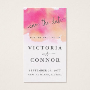 Vibrant Dreams Custom Save the Date Cards