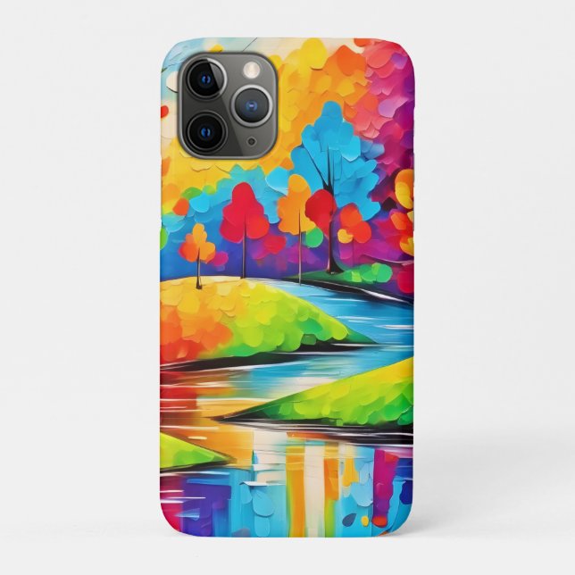 Vibrant Dreamscape Autumn's Symphony Art Case-Mate iPhone Case (Back)