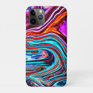 Vibrant Dynamic Hues Abstract Pattern Case-Mate iPhone Case