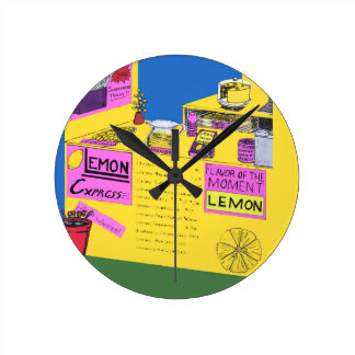 Lemon Lemonade Wall Clocks | Zazzle.co.nz