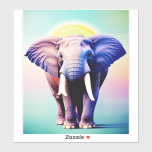 Vibrant Elephant Art A Pop of Colour for Your Wall