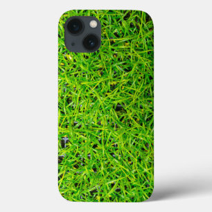 Vibrant Emerald Green Lawn Grass iPhone 13 Case