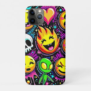 Vibrant Emoji Pop Art Case-Mate iPhone Case