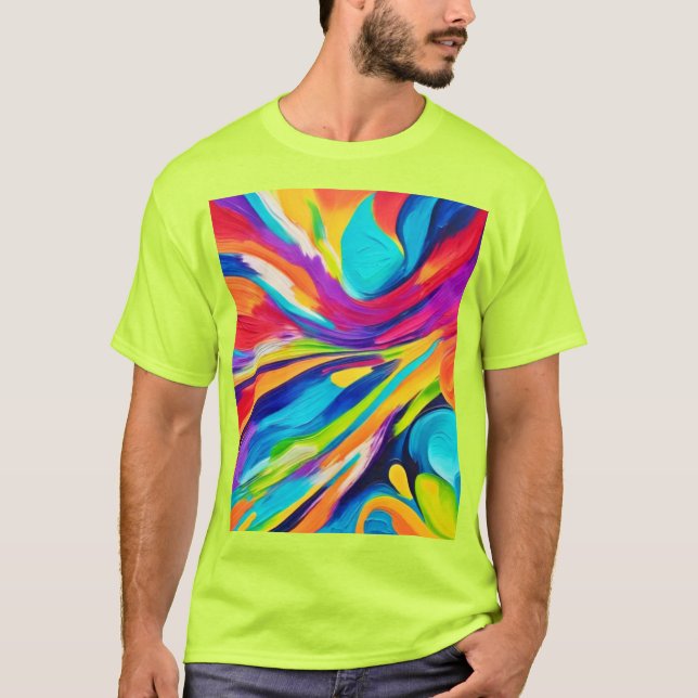 Vibrant Energy Explosion T-Shirt (Front)